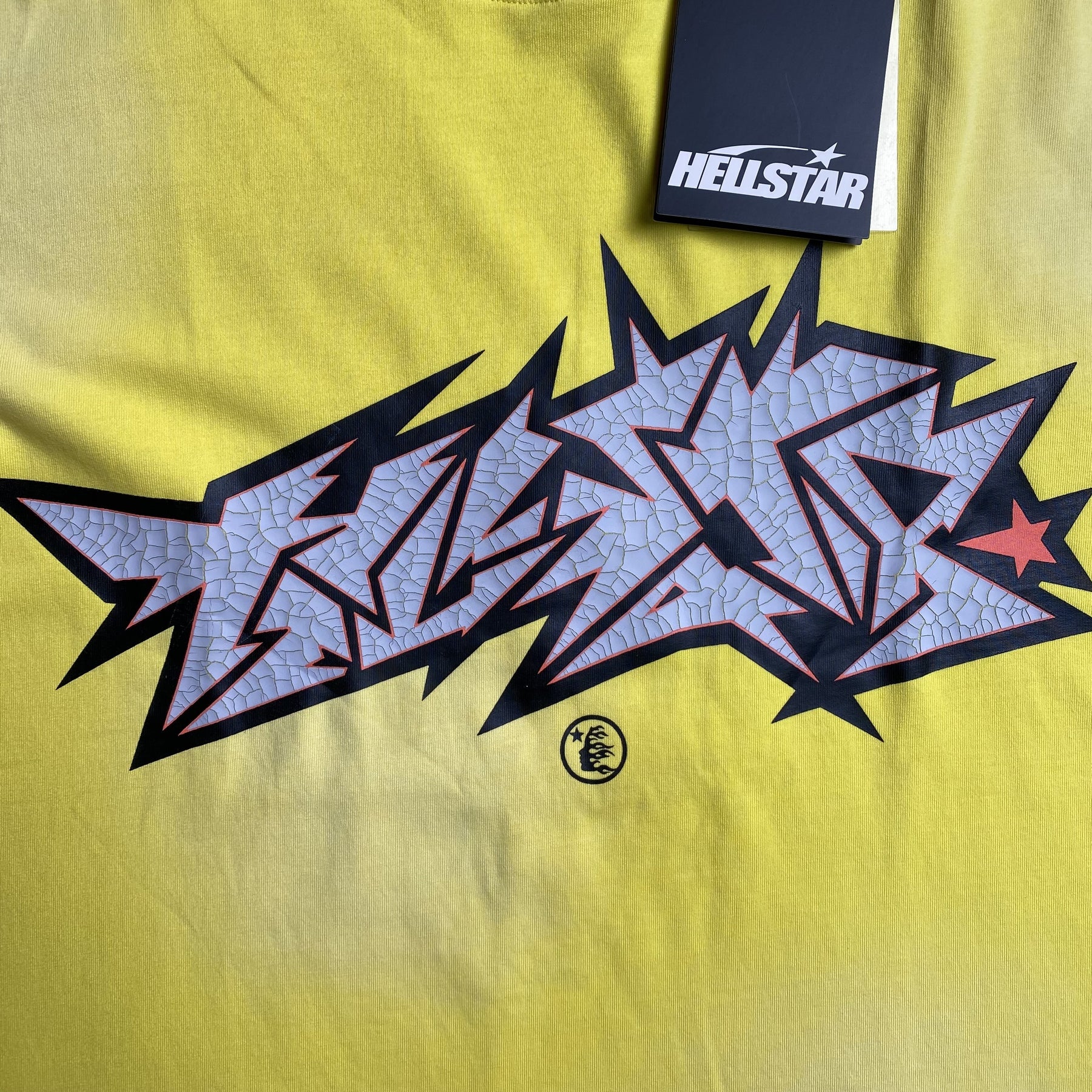 Camisa Hellstar “Crack Print” ( Amarela )