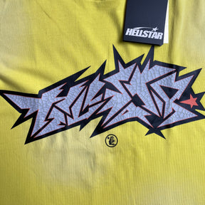 Camisa Hellstar “Crack Print” ( Amarela )