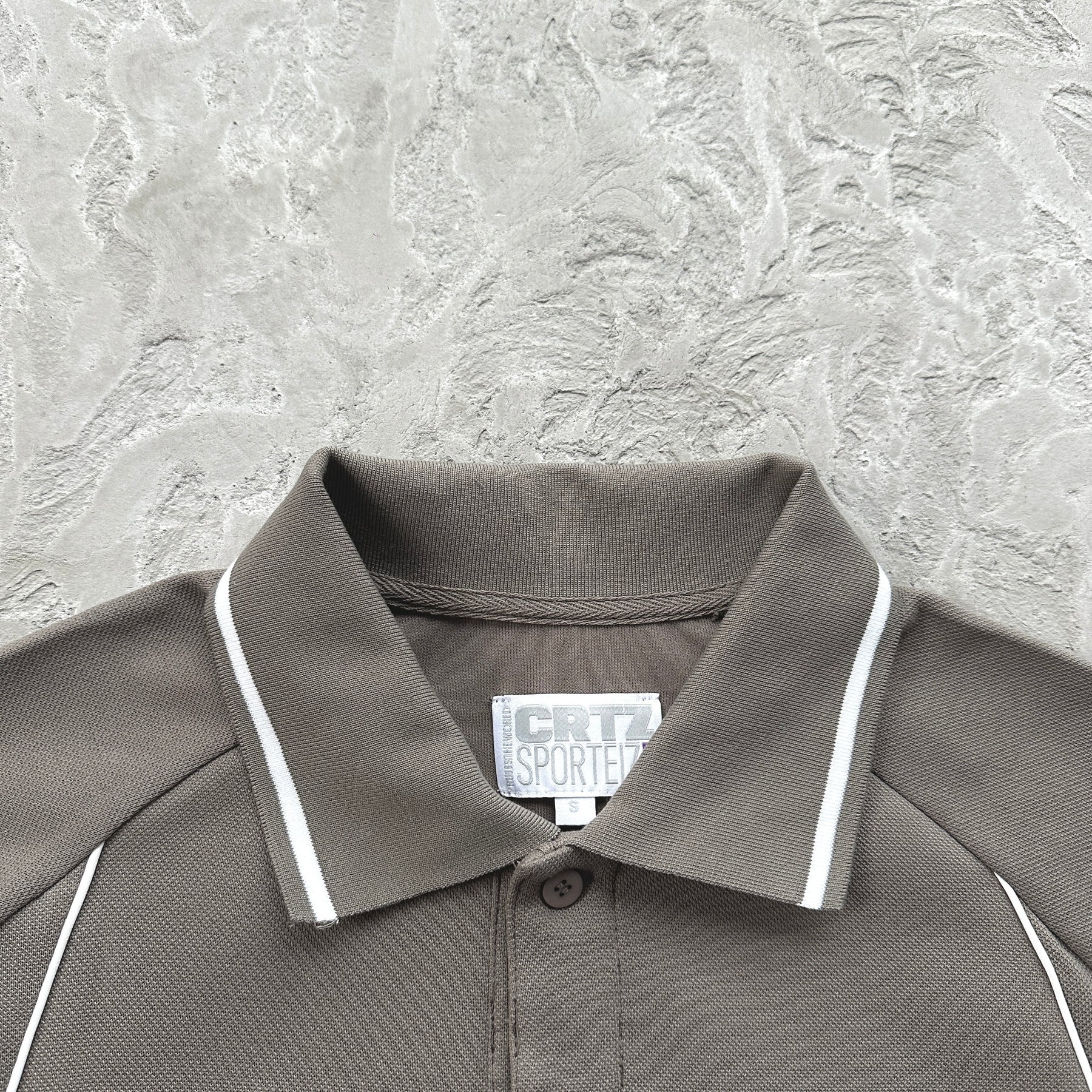 Conjunto Corteiz “Island Pique Polo Set” ( Cinza )