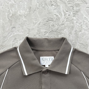 Conjunto Corteiz “Island Pique Polo Set” ( Cinza )