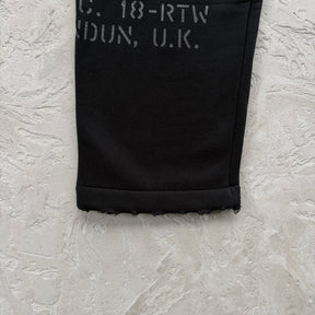 Conjunto Corteiz “HMP Stencil Crewneck” ( Preto )