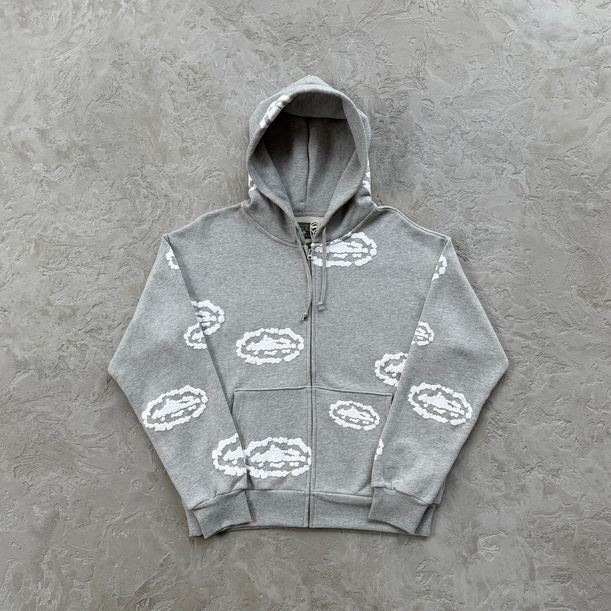 Conjunto Corteiz x Denim Tears ( Cinza )