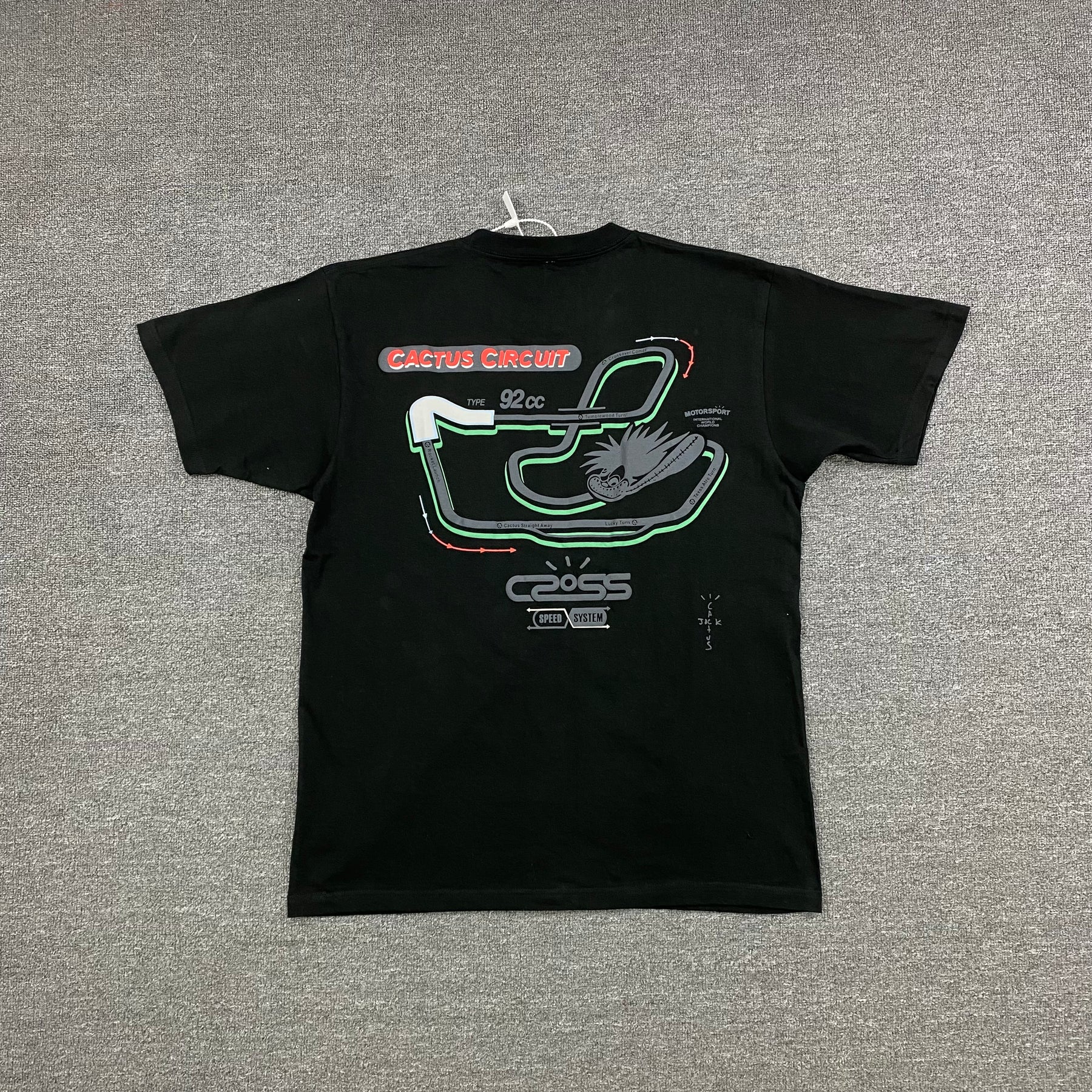 Camisa Cactus Jack “RaceTrack” ( Preta )