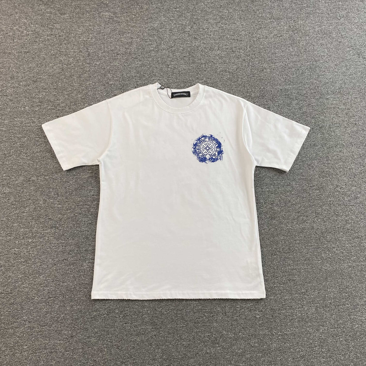 Camisa Chrome Hearts “Blue Smoke” ( Branca )
