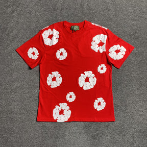 Camisa Denim Tears (Vermelho com Branco)