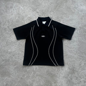 Conjunto Corteiz “Island Pique Polo Set” ( Preto )