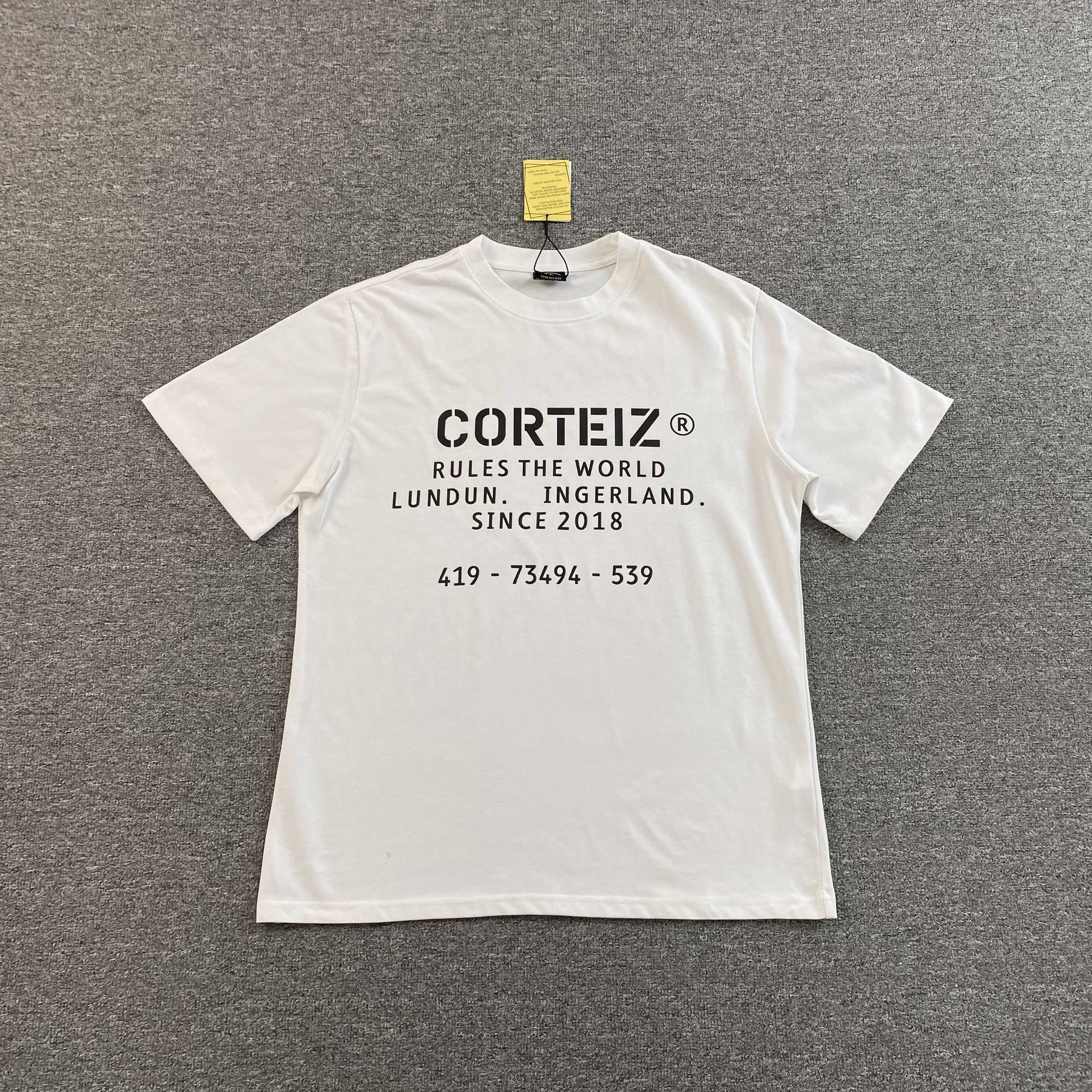 Camisa Corteiz “Og Stencil” ( Branca )