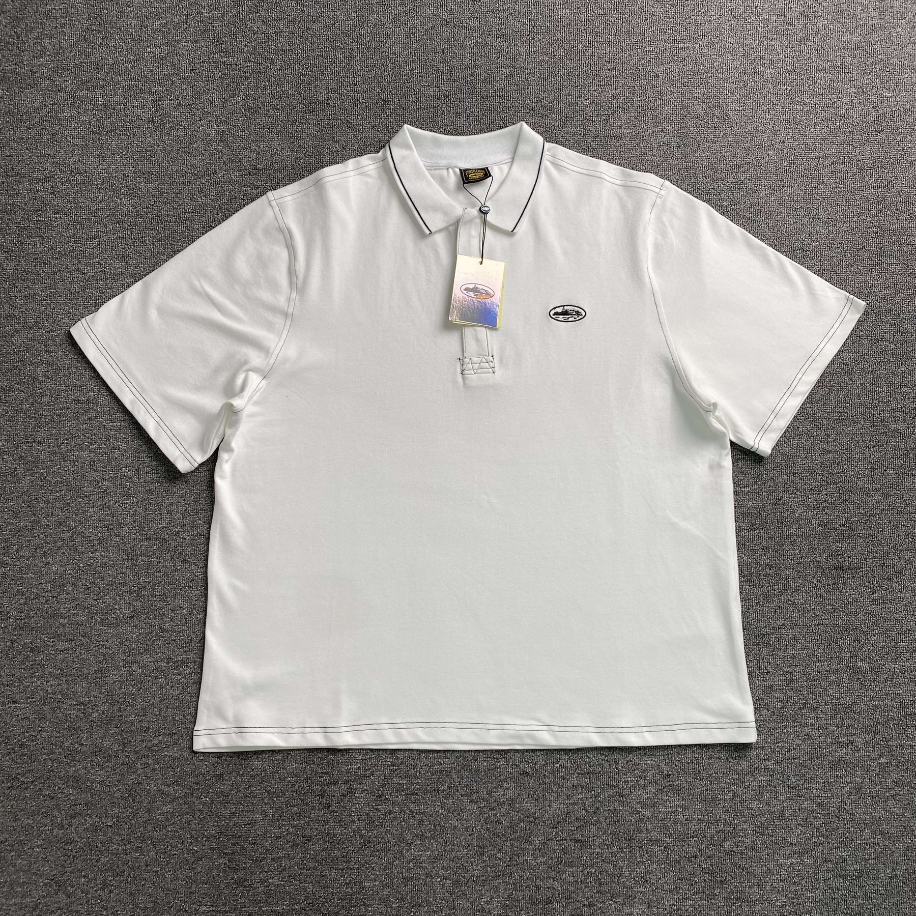 Polo Corteiz “Crest Rugby” ( Branca )