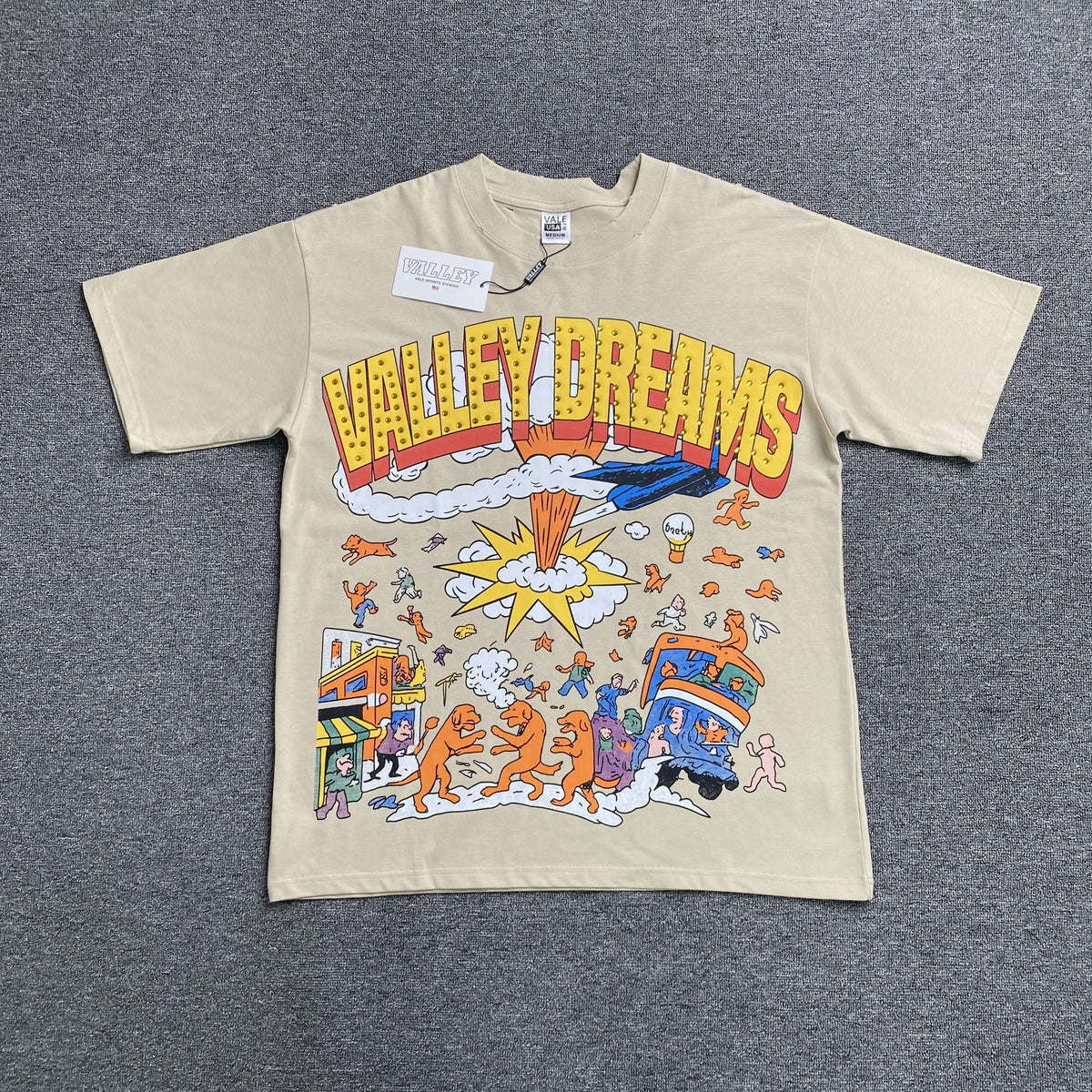 Camisa Valley Dreams “World Tour” ( Bege )