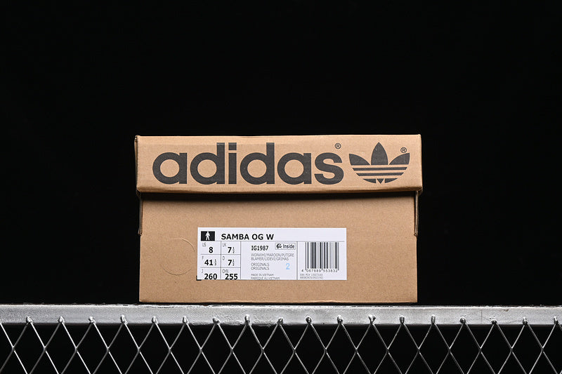 Adidas Samba “Wonder White Maroon”