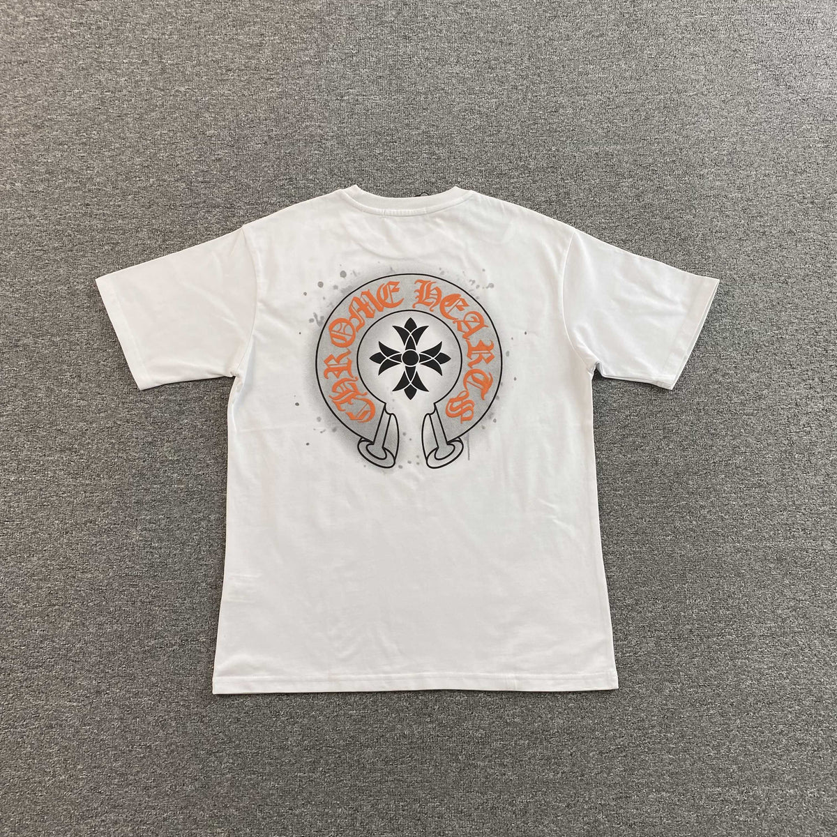 Camisa Chrome Hearts “Orange Cross” ( Branca )