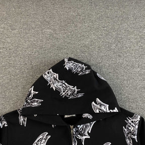 Moletom Hellstar “ Roll Print Graffiti” ( Preto )