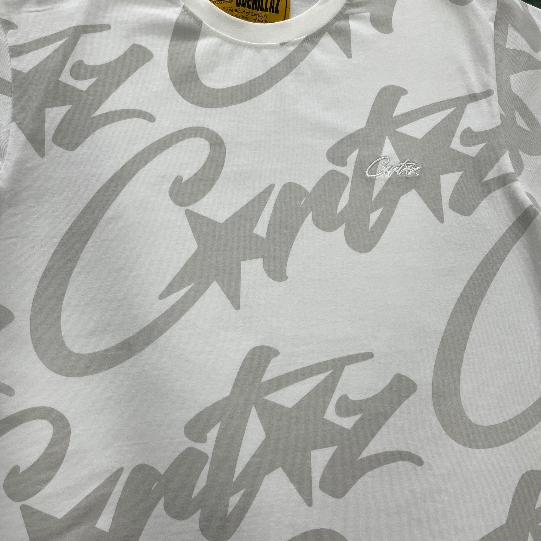 Camisa Corteiz “Alcatraz Full Print” ( Branca )