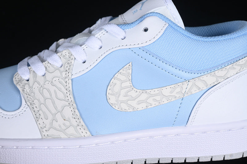 Air Jordan 1 Low “Blue Tint Elephant Print”