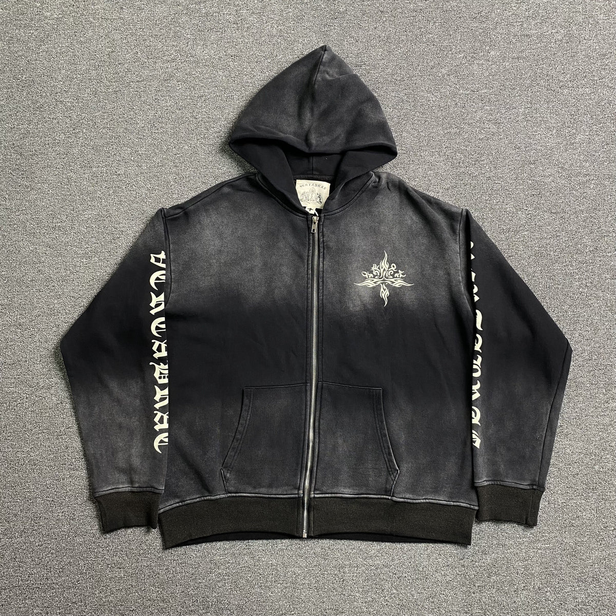 Moletom Vertabrae “Washed Black”