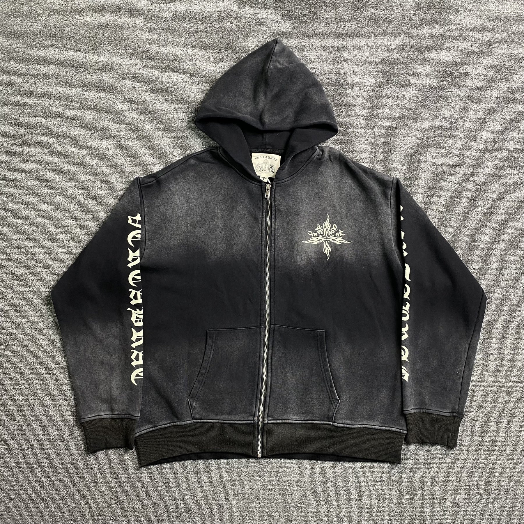 Moletom Vertabrae “Washed Black”