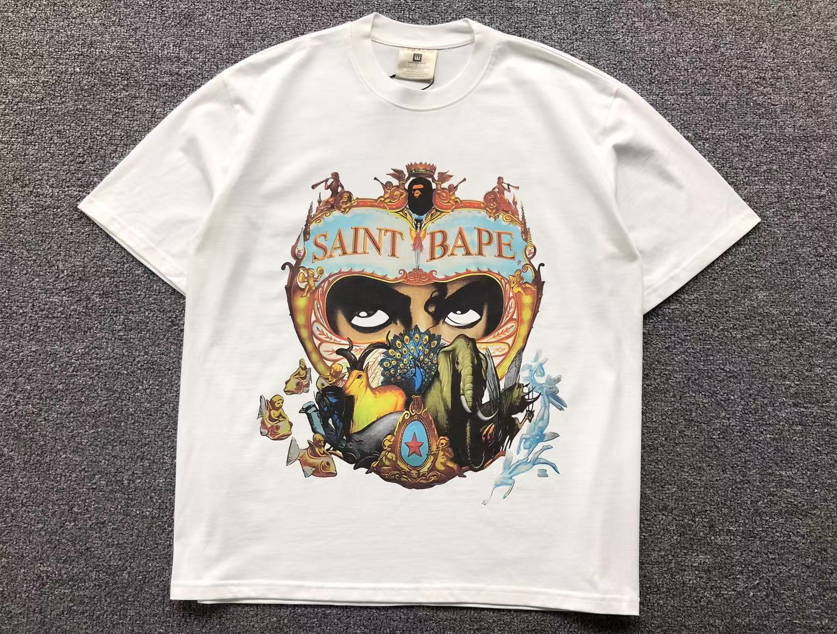 Camisa Bape x Winterland “Saint Bape”