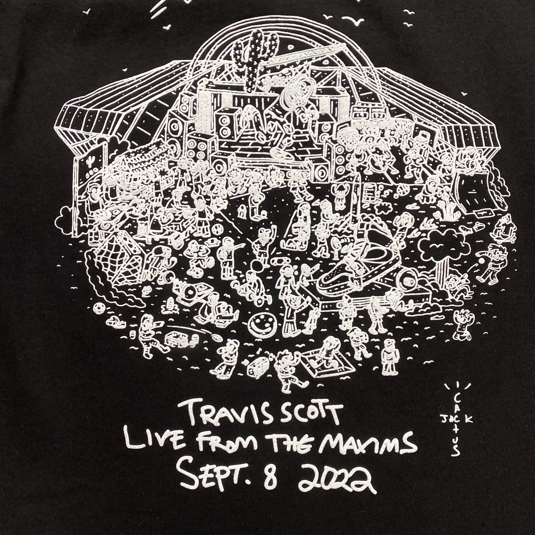 Camisa Cactus Jack “JDDay” ( Preta )