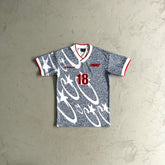 Camisa Corteiz “Printed” ( Branco e Azul )