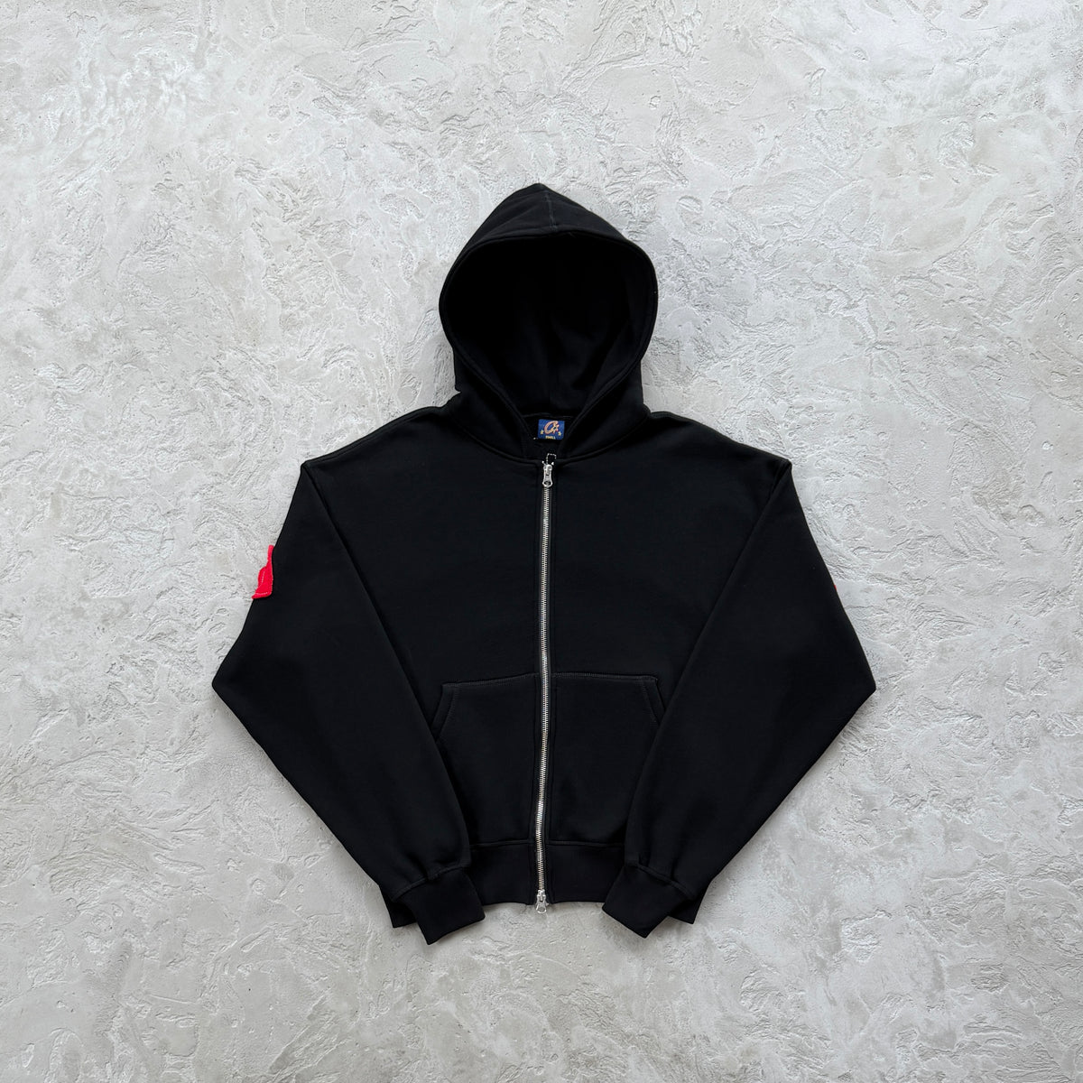 Moletom Corteiz “Lundun Stitch” ( Preto e Vermelho )