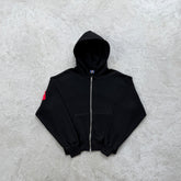 Moletom Corteiz “Lundun Stitch” ( Preto e Vermelho )