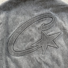 Jaqueta Corteiz “Embossed C-Star” ( Cinza )