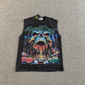 Camisa Majestik “Skull and City”