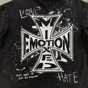 Camisa Mixed Emotion “Chaos” ( Preta )