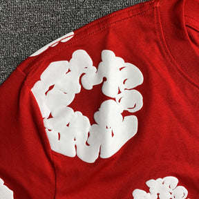 Camisa Denim Tears (Vermelho com Branco)