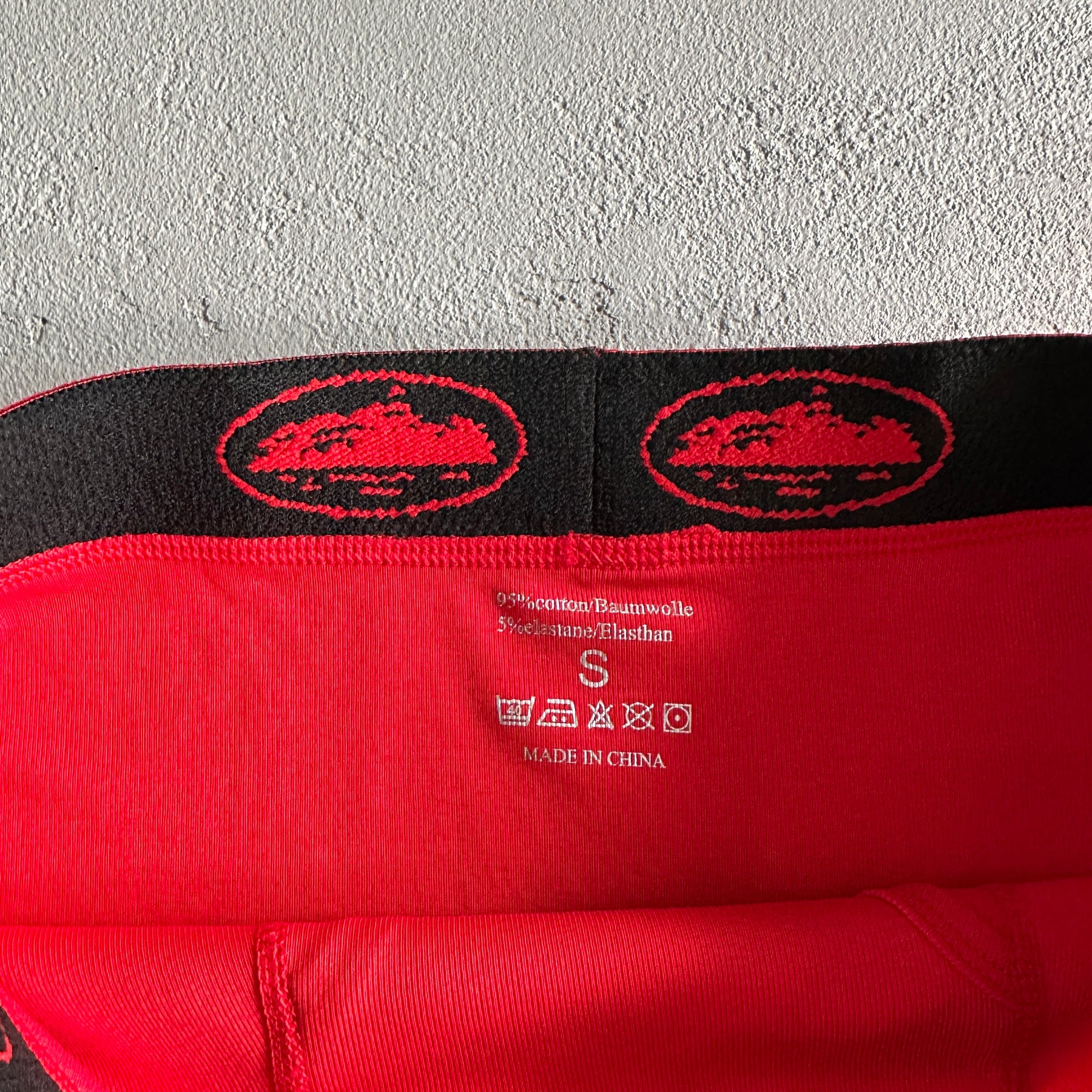 Cueca Box Corteiz ( Pack Com 4 ) ( Vermelha )