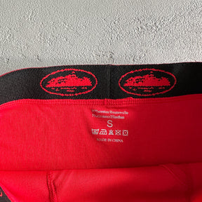 Cueca Box Corteiz ( Pack Com 4 ) ( Vermelha )