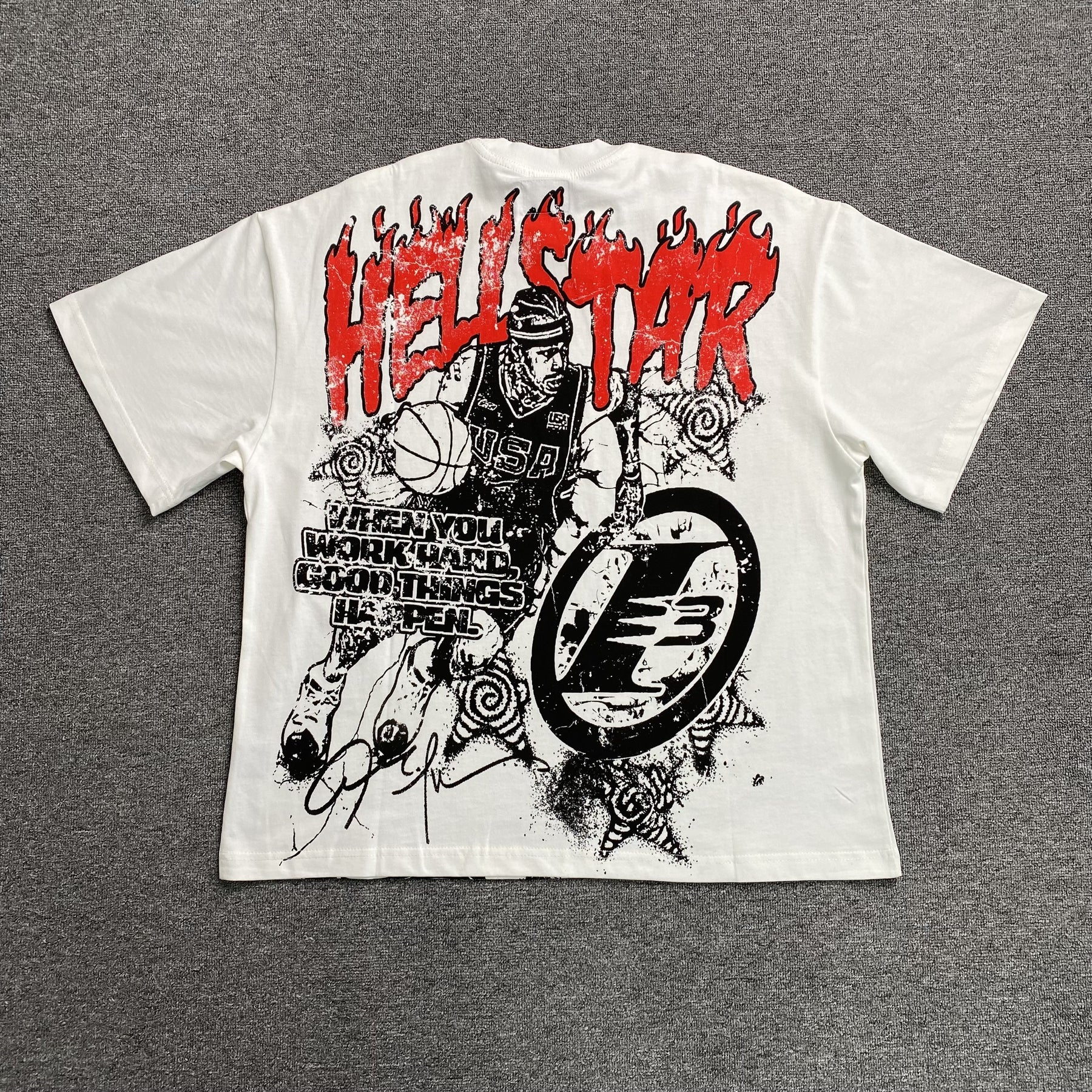 Camisa Hellstar “Basketball” ( Branca )