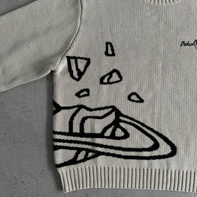 Sueter Broken Planet “Knit sweater forest” ( Branco )