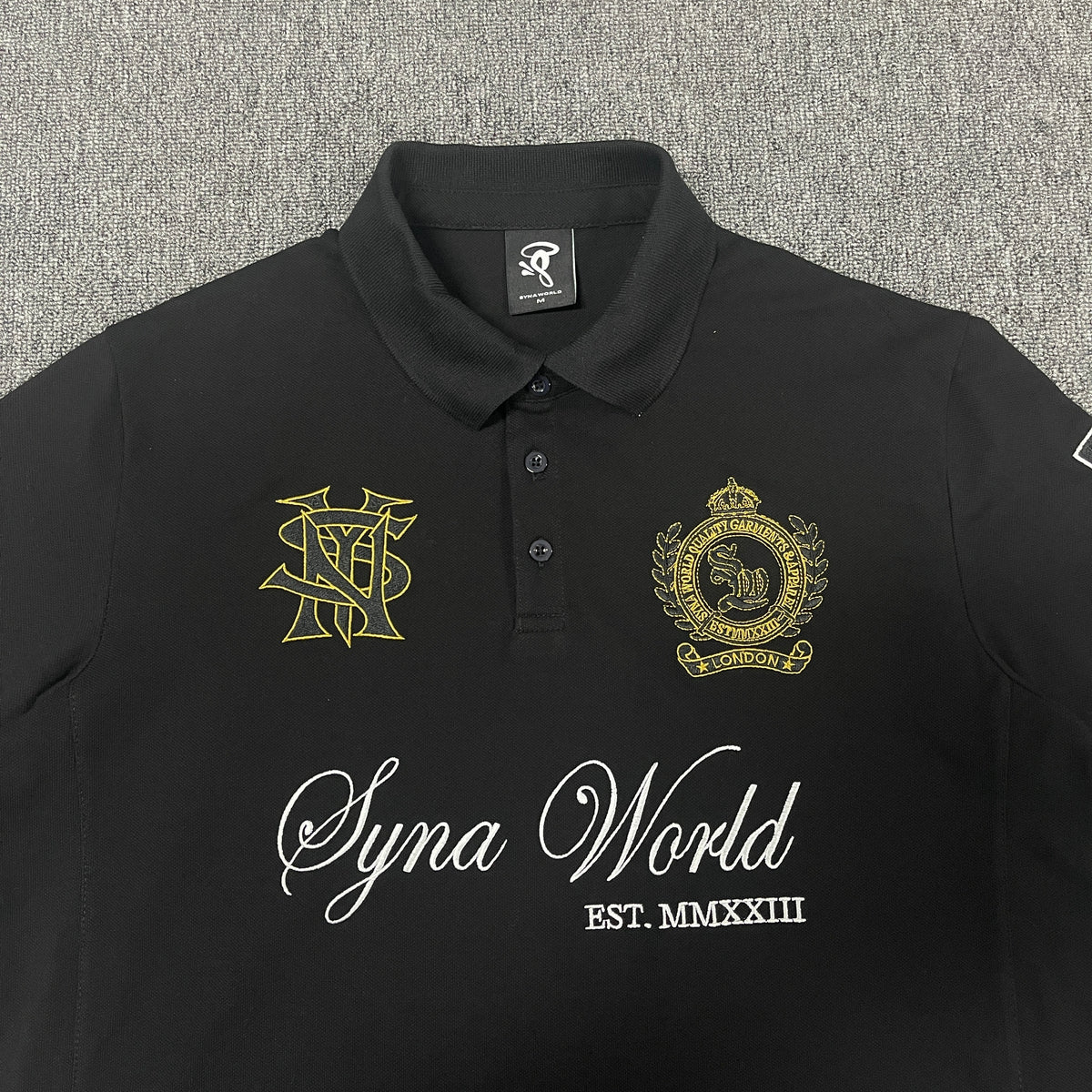 Camisa Syna World “London Polo” ( Preta )