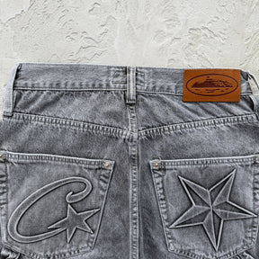 Calça Corteiz “Embossed C-Star DenimWork”