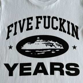 Camisa Corteiz “Five Fucking Stars” ( Branca )