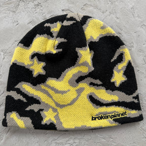 Touca Broken Planet “Star Camo Beanie” ( Amarelo )