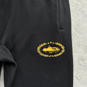 Conjunto Corteiz “Superior Royale” ( Preto e Amarelo )