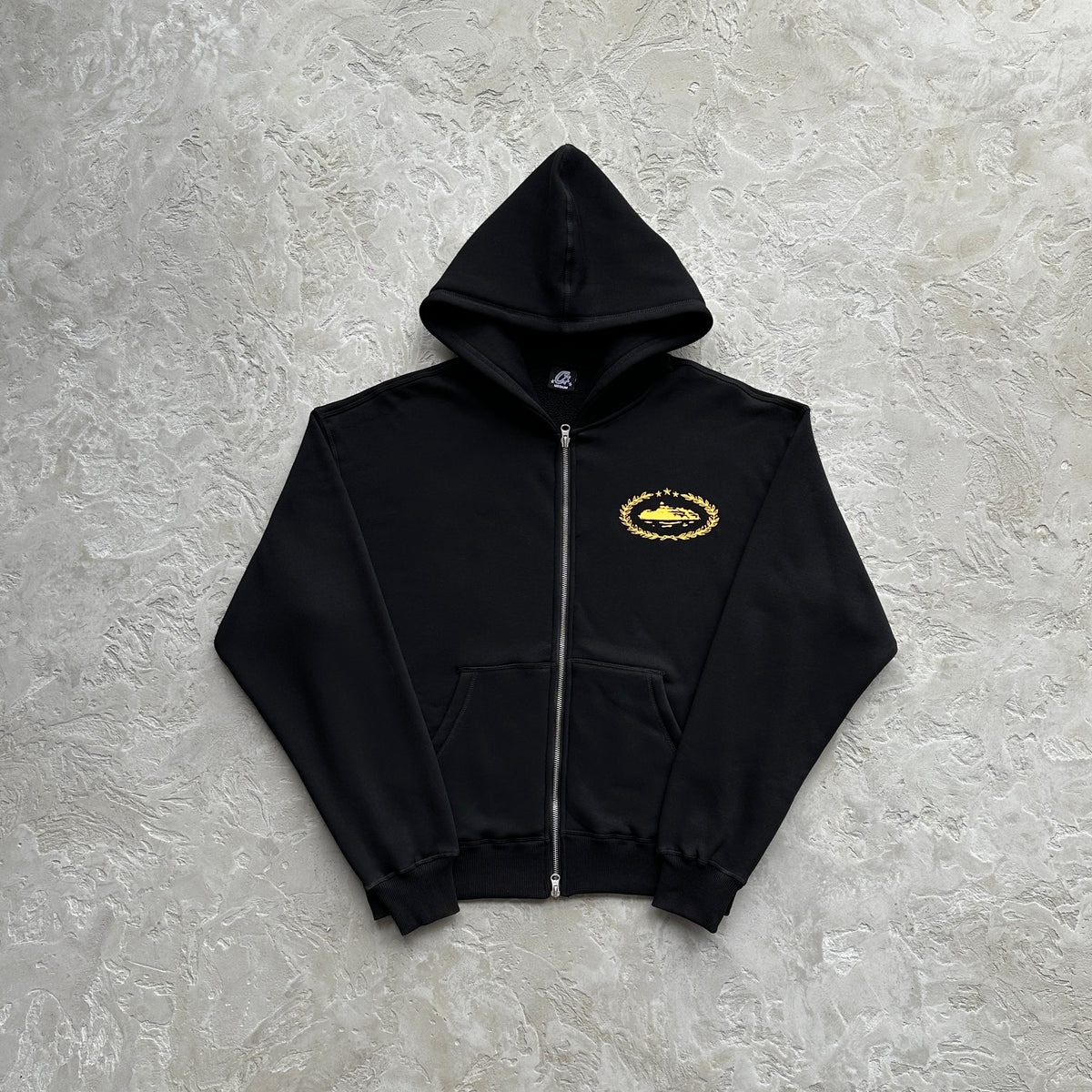 Conjunto Corteiz “Superior Royale” ( Preto e Amarelo )