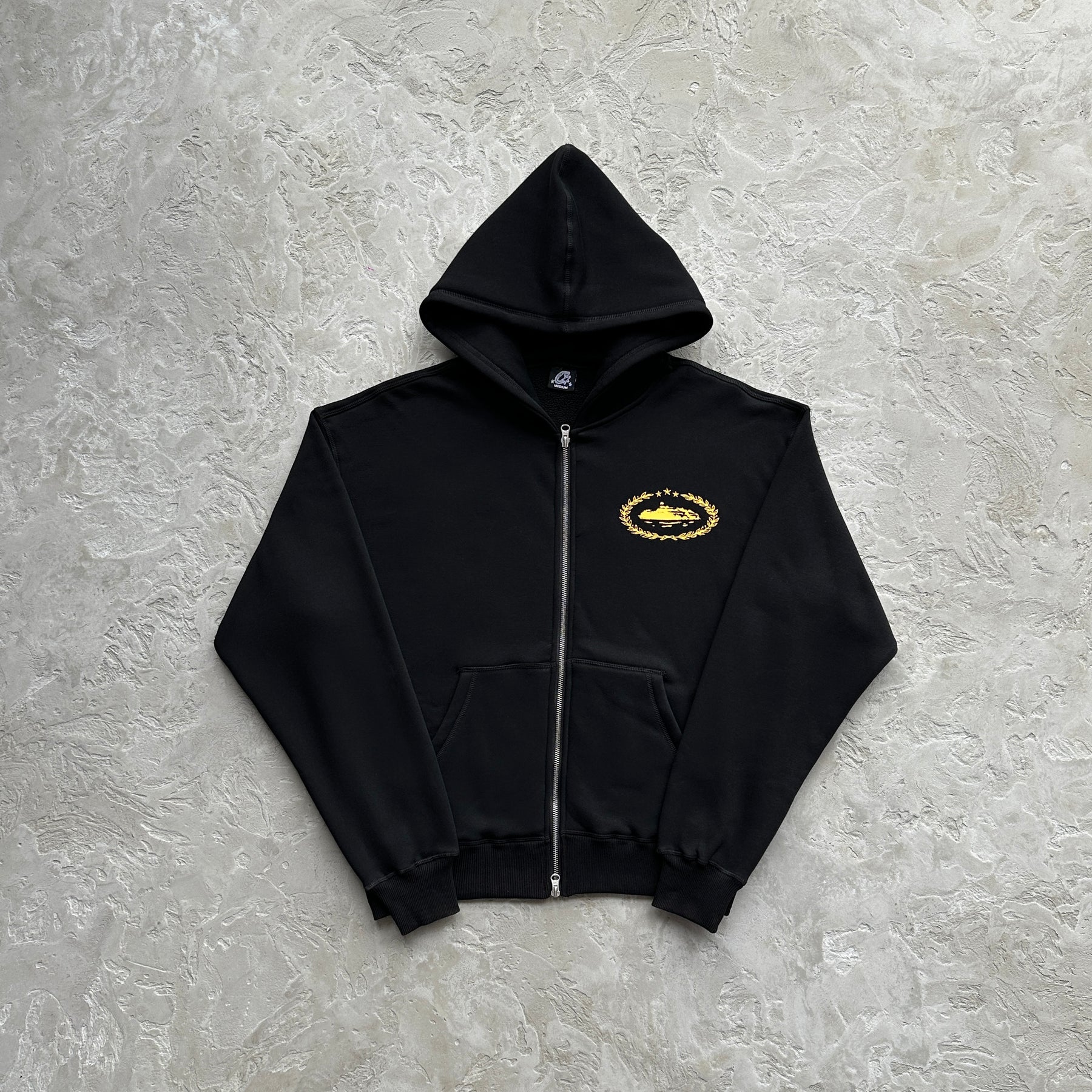 Conjunto Corteiz “Superior Royale” ( Preto e Amarelo )