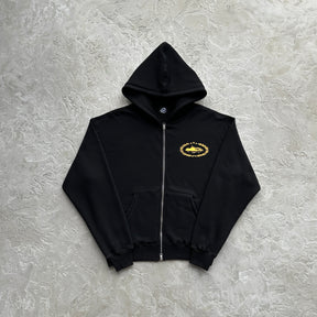 Conjunto Corteiz “Superior Royale” ( Preto e Amarelo )