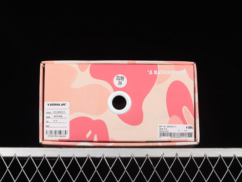 BAPE STA “Bapy White Pink”