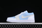 Air Jordan 1 Low “Blue Tint Elephant Print”