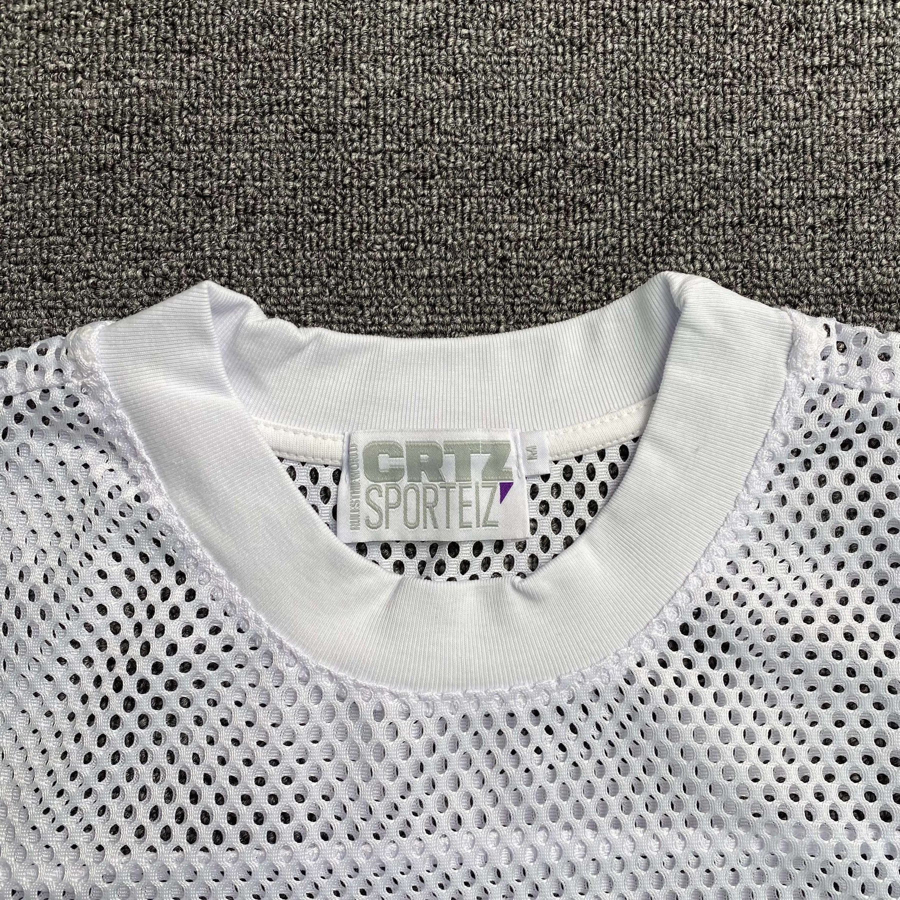 Camisa Corteiz “State Mesh” ( Branca )
