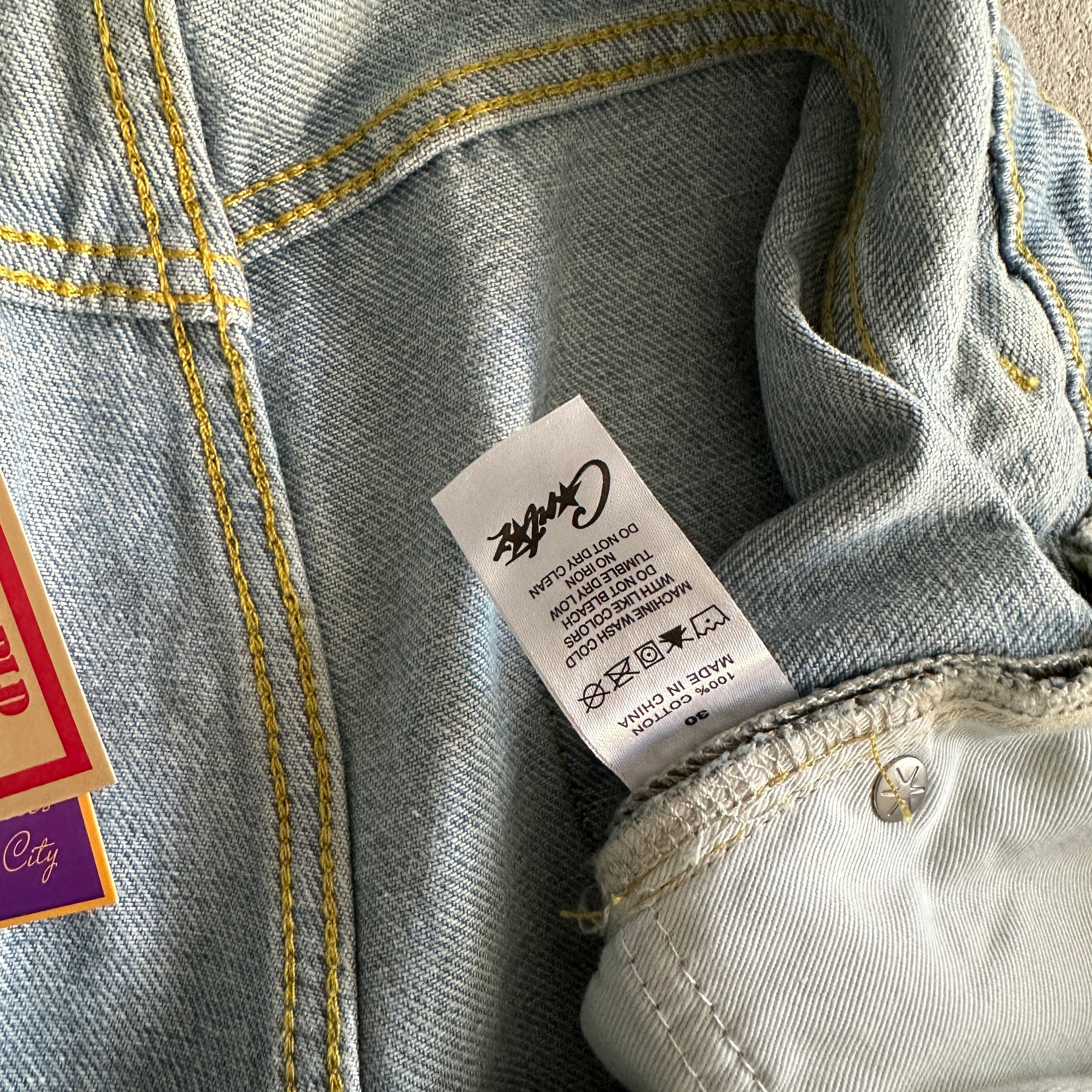 Calça Baggy Corteiz “Cr Island” ( Cinza )