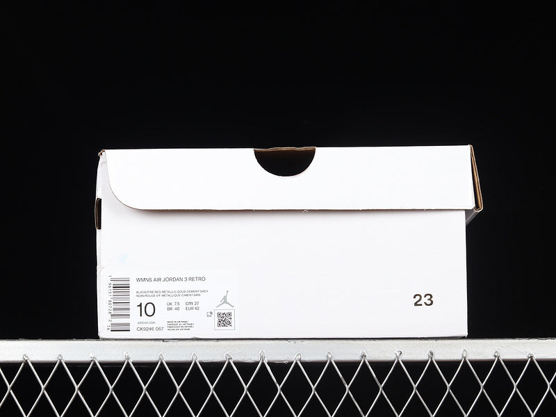 Air Jordan 3 “Black Gold"