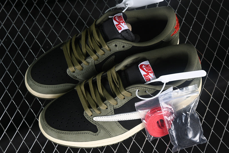 Air Jordan 1 Low x Travis Scott “Black Olive”